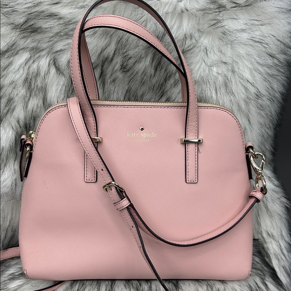Kate Spade New York Cedar Street Maise Blush Pink Dome Satchel / Crossbody bag